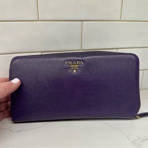 Purple Prada Wallet